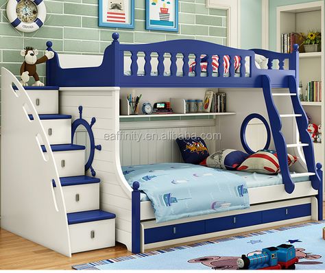 popular pine white natural and brown color bunk bed https://m.alibaba.com/product/60679646172/popular-pine-white-natural-and-brown.html?__sceneInfo={"cacheTime":"1800000","type":"appDetailShare"} Bunk Bed With Stairs, Kids Bedroom Furniture Sets, Kids Beds For Boys, Bed With Stairs, Cool Kids Bedrooms, Kids Room Interior Design, Bunk Bed Designs, Kids Bedroom Designs, Kids Bed