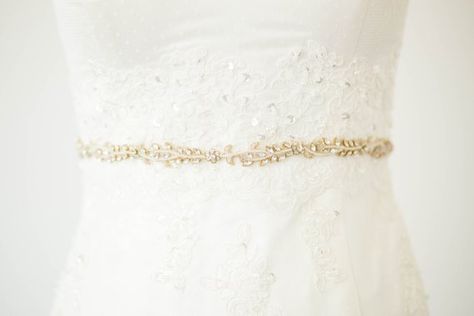 Narrow bridal belts and sashes, bridal sash, bridal belt, gold sash - Style R82 Belt Reference, Bridal Belts And Sashes, Beaded Bridal Sash, Bridal Belts, Bridal Sash Belt, Wedding Sash Belt, Black Bridal, Belt Gold, Hair Adornments