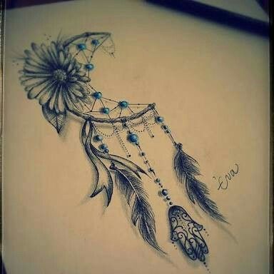 Atrapasueños Tattoo, Dream Catcher Tattoo Design, Tato Henna, Dream Catcher Tattoo, Inspiration Tattoos, Diy Tattoo, Feather Tattoo, Feather Tattoos, Hip Tattoo