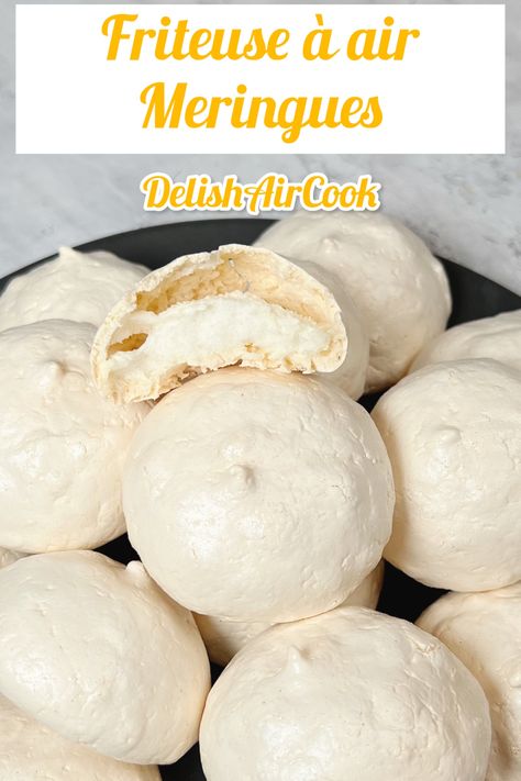 Meringues Air Fryer Meringue, Air Fryer Meringues, Air Flyer, Recipes Air Fryer, Meringue Cookies, Air Fryer Recipes Easy, Fryer Recipes, Air Fryer Recipes, Meringue