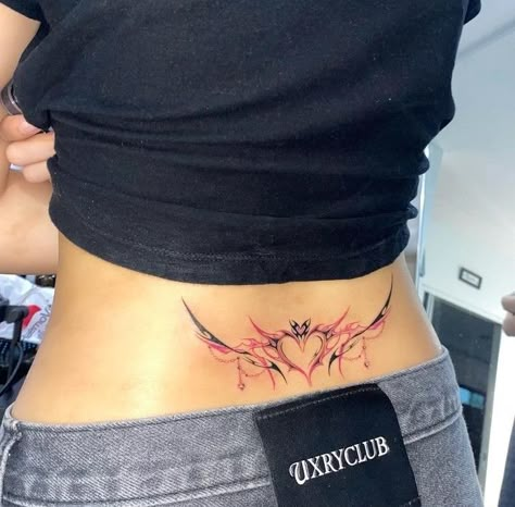 Belly Tattoo Design, Belly Tattoo Ideas, Back Tattoos For Girls, Tattoo Ideas Male, Female Belly, Cool Back Tattoos, Belly Tattoos, Belly Tattoo, Tattoos For Girls