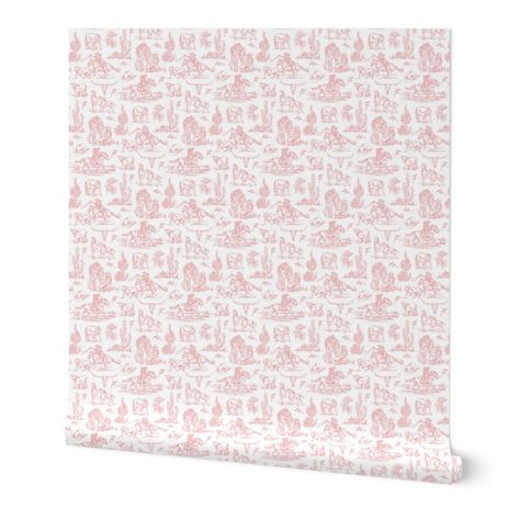 Wilder Days in Baby Pink Wallpaper | Spoonflower Baby Pink Wallpaper, Kid Room, Pink Wallpaper, Baby Pink, Wallpaper Spoonflower, Pink