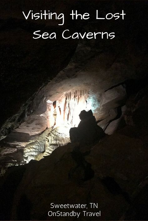 Visiting the Lost Sea Caverns, Sweetwater, TN. An easy day trip from Knoxville  #OnstandbyTravel #travel #LostSea #TravelUSA #KnoxvilleDayTrips Sweetwater Tennessee, Sweetwater Tn, Underground Lake, Dating Anniversary, Tennessee Travel, Sweet Water, Family Vacay, Nashville Trip, Tennessee Vacation