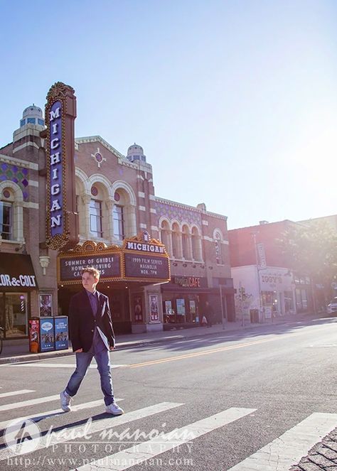 Ann Arbor Senior Portraits Photographer Ann Arbor Photoshoot, Nonbinary Senior Pictures, Theater Senior Picture Ideas, Theater Aesthetic, Senior Pictures Dresses, Photography Timeline, Model Headshots, U Of M, Senior Ideas