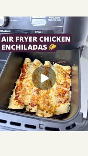 Air Fry Chicken Enchiladas, Air Fryer Chicken Burrito, Airfryer Enchiladas, Air Fryer Chicken Burrito Bowl, Chicken Enchiladas Air Fryer, Frozen Burritos In Air Fryer, Food Hunter, Chicken Enchilada Casserole, Chicken Burritos