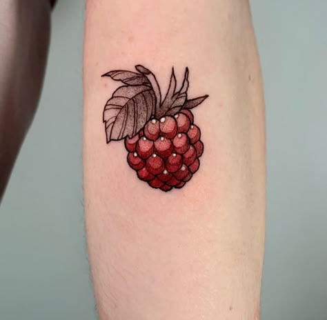 Raspberry Tattoo, Pomegranate Tattoo, Strawberry Tattoo, Fruit Tattoo, Food Tattoos, Petit Tattoo, M Tattoos, L Tattoo, Sketch Tattoo Design