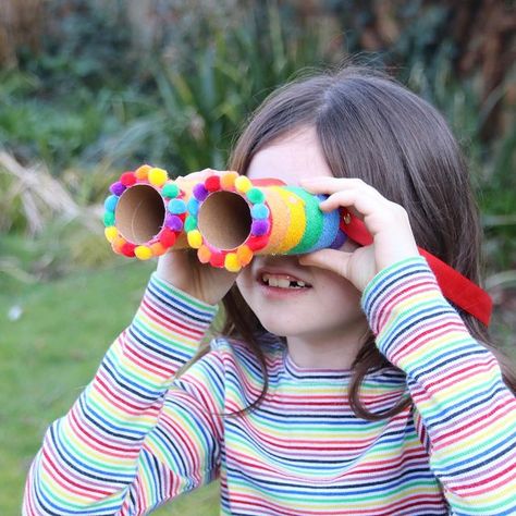 Craft Authors | Laura & Tia on Instagram: “We have loved that our feed has been rainbows & shamrocks galore this week 🌈🍀. We've joined in the St. Patrick's Day fun and we're over…” Binocular Craft, Leprechaun Hunt, Cardboard Tube Crafts, Binoculars For Kids, Creative Kids Crafts, Blue Bodysuit, Teaching Preschool, Cardboard Tube, Make Yourself