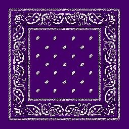 Purple Bandana, Cool Bandanas, Cholo Art, Paisley Bandana, Purple Paisley, Head Wrap Scarf, Cotton Bandanas, Bandana Scarf, Bandanas