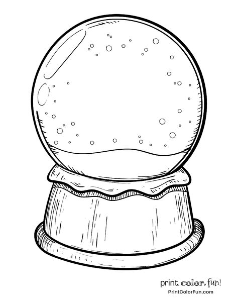 This toy snow globe is ready for you to put anything you can think of inside — a snowman, a house, a forest, or any other scene you can imagine! (Click on the image below to get a larger printable version.) Winter snow globe with snowman: Globe Coloring Page, Globe Drawing, Globe Clipart, Winter Snow Globe, Football Coloring Pages, Frog Coloring Pages, Christmas Globes, Hawaiian Quilts, Drawing Templates