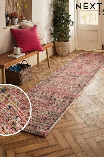 Carpet Runners | Hallway Runners & Rugs | Next UK Hallway Runners Ideas, Small Hallway Decor, Hallway Runner Rug Entryway, House Shopping List, Pink Hallway, London Living, Runner Rug Entryway, Hall Rugs, Small Hallways