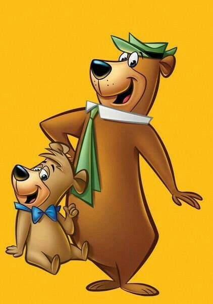 Bobo & Yogi Bear Yogi Bear And Boo Boo, Old Cartoon Characters, Hanna Barbera Cartoons, Old School Cartoons, School Cartoon, Looney Tunes Cartoons, Yogi Bear, Morning Cartoon, Classic Cartoon Characters