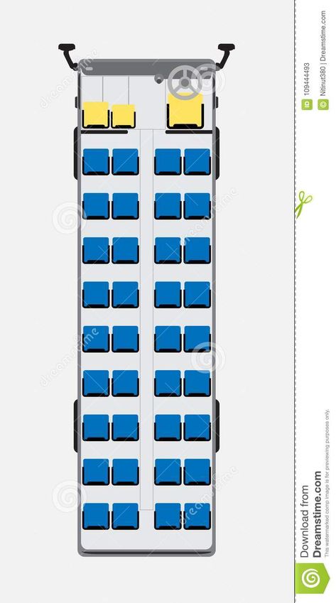 Bus Seat, Bus Map, Express Bus, Open Door, Front Open, Stock Illustration, Motion, Happy Birthday, Map