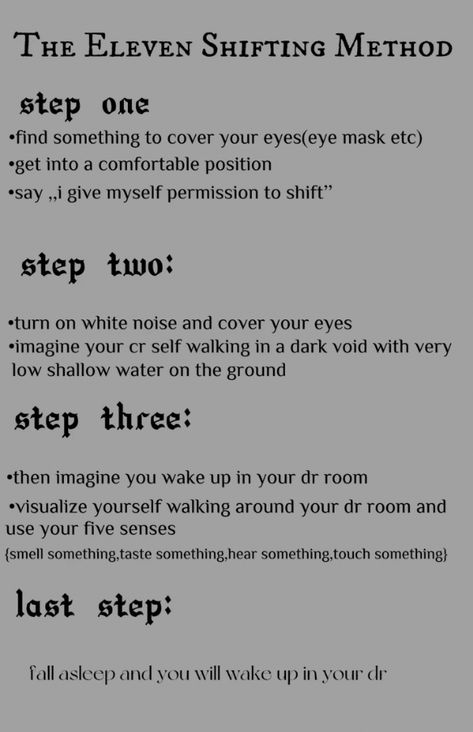 5 Senses Method Shifting, The 5 Senses Method Shifting, 5 Senses Shifting Method, The Void Method, Void Method Shifting, How I Shifted For The First Time, Eleven In The Void, Dark Void, White Noise