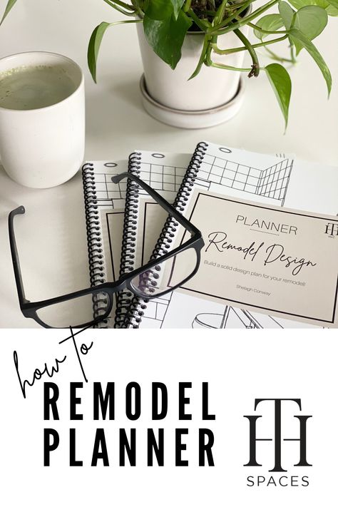 remodel design planner Home Renovation Planner, Renovation Planner, Organize Your Kitchen, Planning And Organizing, Project Planner, Create A Budget, Planner Design, Remodels, Design Planning