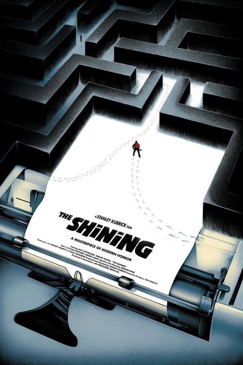 The Shining Poster, The Shining 1980, Film Posters Art, Best Movie Posters, Septième Art, Film Poster Design, Graphic Poster Art, Movie Covers, Movie Posters Design