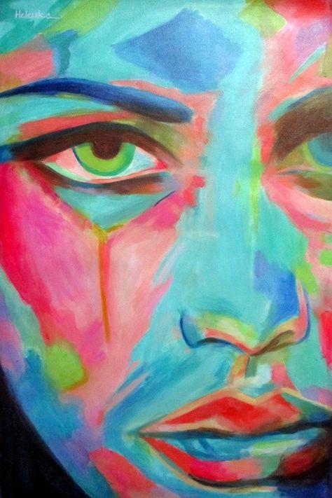 "Pensive Gaze" by helena Wierzbicki | ArtWanted.com September 1st, Portfolio Images, Portrait Sculpture, Abstract Faces, Sci Fi Art, Figure Painting, Art Original, Art Classes, Acrylic On Canvas