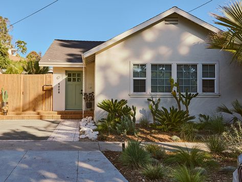 Long Driveway, Driveway Ideas, Burle Marx, Long Driveways, Eagle Rock, Concrete Driveways, Green Door, Cinder Block, Backyard Retreat