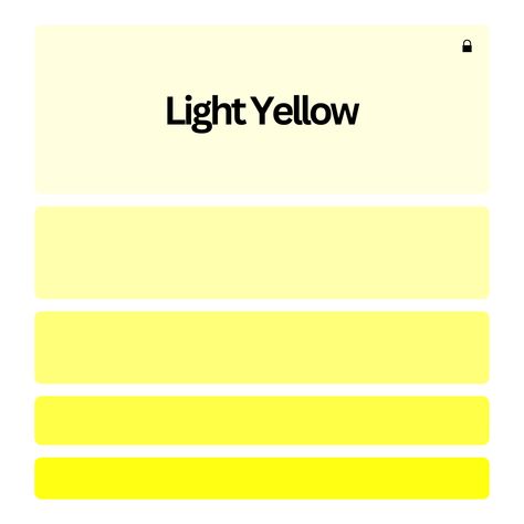 Light Yellow (#ffffe0): Color Codes & Palettes Yellow Shades Colour Palettes, Yellow Color Pallet, Color Generator, Yellow Palette, Coastal Colors, Isometric Illustration, Color Codes, Yellow Sunflower, Color Palette Generator