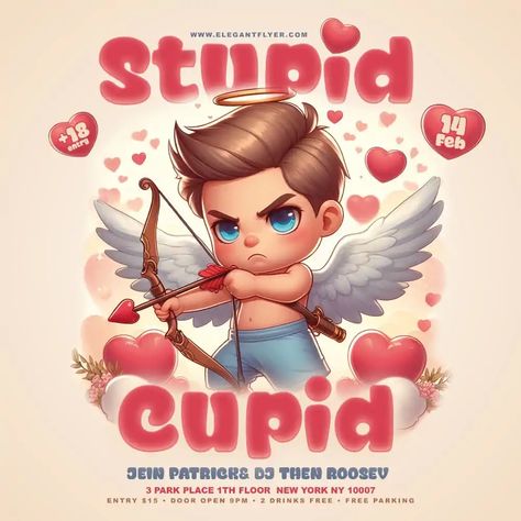 Check out the Illustrated Stupid Cupid Instagram Template for your next club and party event. FreePSDFlyer.com is the best resource full of amazing Free PSD Flyer Templates for Photoshop! Create amazing flyer, poster or social media designs with our free templates. Club Events, Free Psd Flyer Templates, Free Psd Flyer, Psd Flyer Templates, Psd Flyer, Social Media Designs, Flyer Poster, Party Flyer, Free Templates