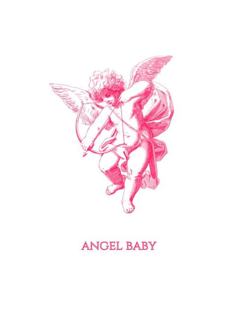 Cupid Drawing, Cupid Cherub, Cupid Tattoo, Cherub Baby, Cherub Tattoo, Angel Posters, Soft Pink Theme, Angel Wallpaper, Baby Print