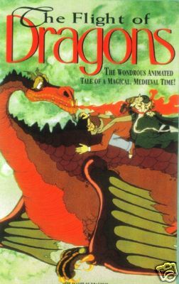 Flight of Dragons Flight Of Dragons, Fantasy Culture, Magic Realms, John Ritter, Dragon Star, Dragon Movies, Video Movie, Vhs Video, Movie Covers