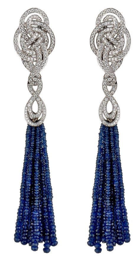 garrard-2011987 Etsy Jewellery, Robb Report, Yellow Diamonds, Beads Earrings, Olivia Palermo, Blue Gems, Fabulous Jewelry, Sapphire Earrings, Sapphire Jewelry