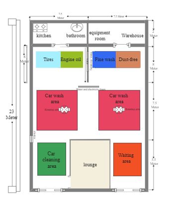 Auto Repair Shop Floor Plan Auto Shop Floor Plan, Auto Repair Shop Design Floor Plan, Car Repair Shop Design, Auto Repair Shop Design, Shop Floor Plan, Car Studio, Shop Floor, Workshop Layout, Mechanical Workshop