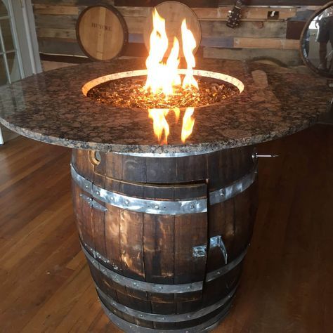 37 Sensational Fire Pits that Will Let You Soak Up Sunsets | Family Handyman Diy Wine Barrel, Wine Barrel Fire Pit, Barrel Fire Pit, Diy Fire Pit Ideas, Pit Bbq, Outdoor Fire Pit Designs, Wine Barrel Furniture, Fire Pit Bbq, Cool Fire Pits