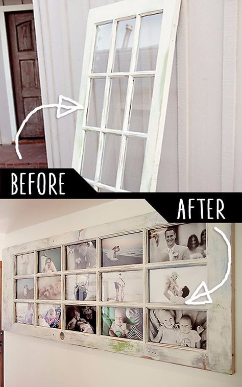 DIY Living Room Decor Ideas - Turn An Old Door Into A Life Story - Cool Modern, Rustic and Creative Home Decor - Coffee Tables, Wall Art, Rugs, Pillows and Chairs. Step by Step Tutorials and Instructions http://diyjoy.com/diy-living-room-decor-ideas Diy Living Room Decor, Diy Furniture Hacks, Old Windows, Furniture Hacks, Old Door, Creative Home Decor, Decor Guide, Cool Ideas, Living Room Diy