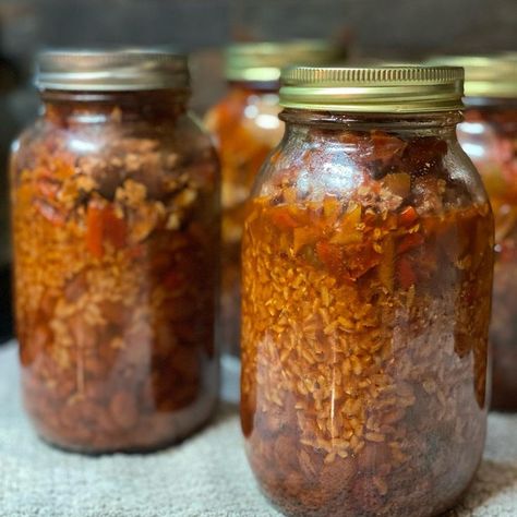 Canned Burrito in a Jar | Raw Pack Meat or Meatless | amfthings.com Canning Sloppy Joe Meat, Burritos In A Jar Canning, Canning Burrito In A Jar, Burrito In A Jar Canning Recipe, Burrito In A Jar, Canning Hamburger, Strawberry Fig Preserves, Canning Meals, Canning Meat