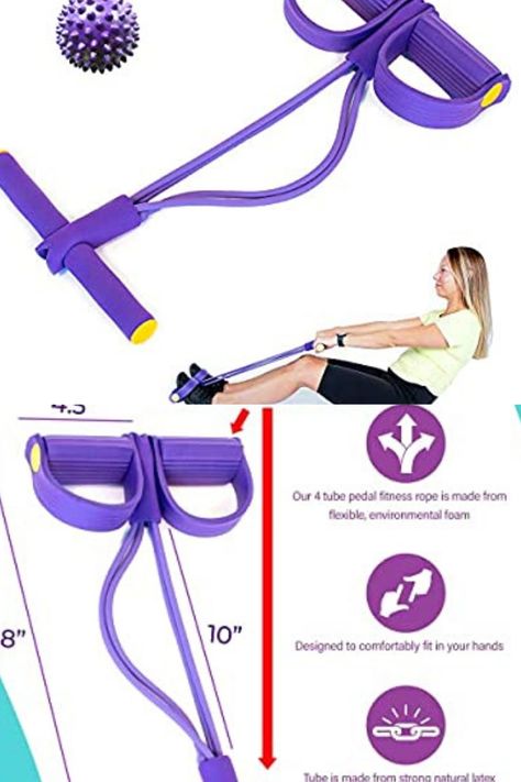 https://amzn.to/32Ax0bZ Stomach Exercise, Tummy Trimmer, Rope Pulls, Yoga Stretching, Exercise Equipment, Body Fitness, Resistance Bands, Natural Latex, Stomach Workout