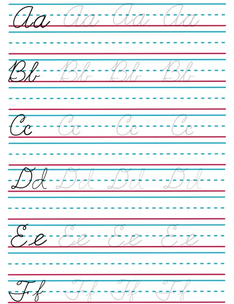 Traceable Cursive Alphabet, Practice Cursive Writing Free Printable, Cursive Printables Free, Cursive Writing Practice Sheets Free Printable, Free Cursive Writing Practice Sheets, Cursive Handwriting Practice Worksheets Alphabet, Cursive Tracing Free Printable, Cursive Practice Sheets Free Printable, Cursive Worksheets Printables Free