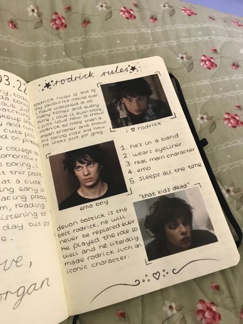 Diary Ideas Aesthetic, Rodrick Heffley, Smash Book Pages, Bulletin Journal Ideas, Pretty Journals, Art Journal Therapy, Bullet Journal Diy, Diary Ideas, Journal Writing Prompts