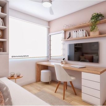 Home Study Rooms, Small Room Design Bedroom, Cozy Home Office, Study Area, Home Office Bedroom, Small Room Design, Room Design Bedroom, Room Makeover Bedroom, Small Room Bedroom