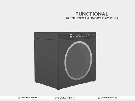 The Sims Resource - Laundry - Washing machine (requires Laundry Day) Kids Single Beds, Laundry Washing Machine, Drying Rack Laundry, Game Codes, Laundry Drying, Sims 1, Laundry Day, Sims Community, Large Appliances