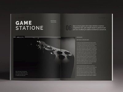 Layout Magazine, Indesign Layout, Dark Design, Dark Books, Professional Style, Indesign Templates, Yellow Images, Black Book, Book Layout