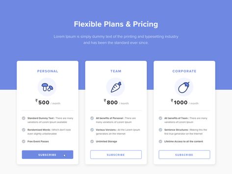 Website Design Pricing, Web Design Pricing, Price List Design, Price Page, App Design Layout, Landing Page Inspiration, Card Ui, Ui Design Website, Blogging Quotes