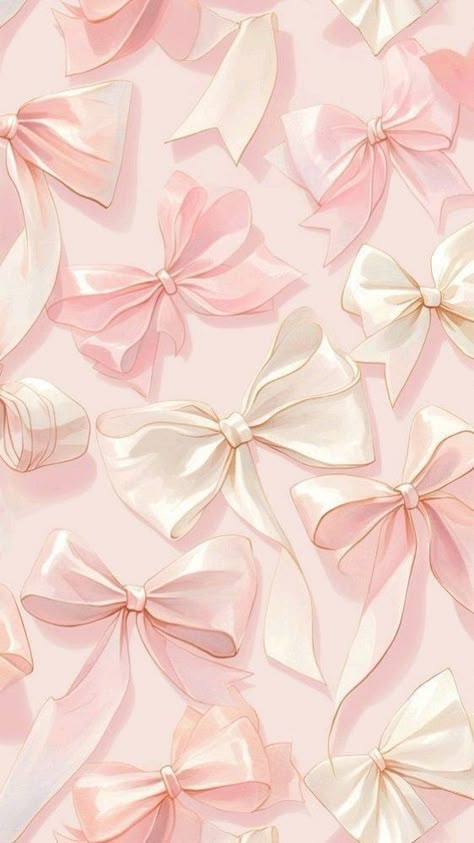 Coquette Wallpaper Ribbon Pink, Flowers Cute Wallpaper, Cute Wallpapers With Flowers, Ribbon Pink Wallpaper, Ribbon Wallpaper Iphone Aesthetic, Cute Wallpapers Bows, Ribbon Wallpaper Aesthetic, Coquette Bow Wallpaper Iphone, All Pink Wallpaper Iphone