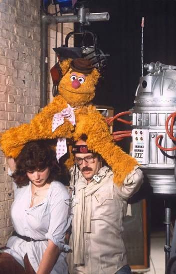 Muppet Show_Louise Gold right-handing Fozzie Bear for Frank Oz Frank Oz, 90's Toys, Fozzie Bear, Sesame Street Muppets, Behind The Scenes Photos, Oscar The Grouch, Fraggle Rock, The Muppet Show, Kermit The Frog