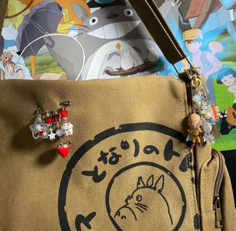 Totoro Bag, Studio Ghibli Merch, Ghibli Collection, Ghibli Merch, Japanese Kawaii Fashion, Pastel Bags, Messanger Bag, Anime Bag, Kawaii Bag