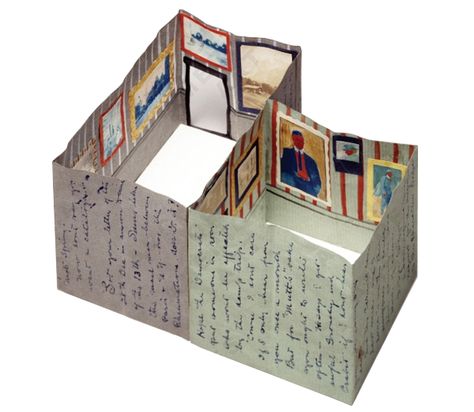 Letterology: Three-Dimensional Illustrated Correspondence Mini Art Gallery Love Letter, Art Gallery Love Letter, Mini Art Gallery, Mail Art, Letter Art, Love Letter, Mini Art, Open Up, Love Letters