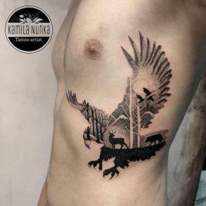 White Eagle Tattoo, Jeep Tattoo, Eagle Chest Tattoo, Falcon Tattoo, 42 Tattoo, Hawk Tattoo, White Eagle, Illustration Tattoo, Silhouette Tattoos