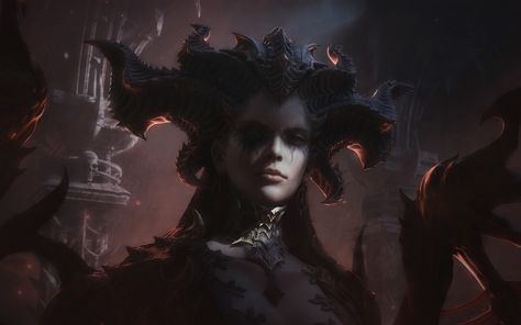 ArtStation - Lilith, JIN LH Diablo Lilith, Lillith Goddess, Lilith Diablo, Female Demons, Ange Demon, World Of Darkness, Demon Girl, Demon Art, Wallpaper Collection