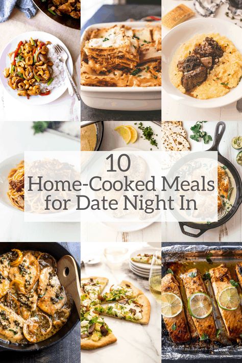 Date Night Meals, Home Cooked Dinner, Night Dinner Recipes, Ideas For Date Night, Date Night Dinners, Date Night Recipes, Takeout Food, Savory Herb, Homecooked Meals