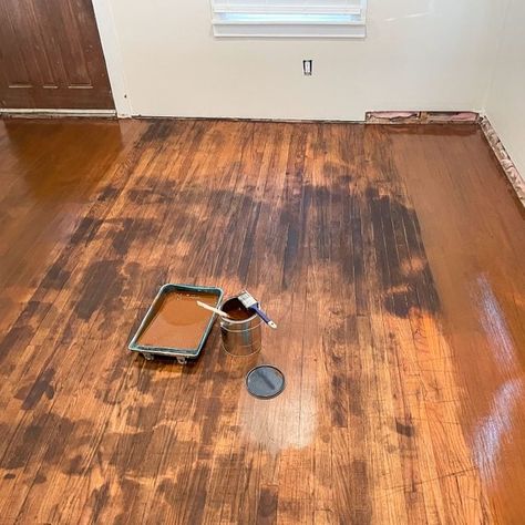 How To Save a Pet-Stained Hardwood Floor | Family Handyman Staining Hardwood Floors, Restore Wood Furniture, Painted Hardwood Floors, Hardwood Floor Care, Staining Wood Floors, Diy Hardwood Floors, Stained Floors, Pee Stains, Refinish Wood Floors