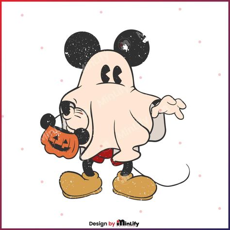 Disney Halloween Svg Retro Disney Halloween, Disney Halloween Vintage, Halloween Mickey Tattoo, Mickey Ghost Tattoo, Disney Halloween Png, Disney Halloween Images, Disney Halloween Painting, Disney Halloween Drawings, Disney Halloween Art