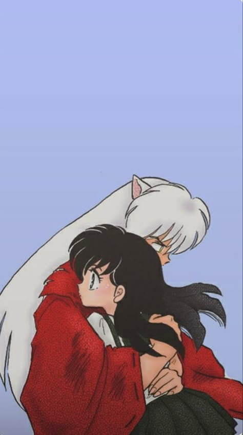 Inuyasha And Kagome Wallpapers, Inuyasha Wallpaper Iphone, Inuyasha Aesthetic, Inuyasha Wallpaper, Inuyasha Love, Seshomaru Y Rin, Inuyasha Fan Art, Black Butler Characters, Kagome And Inuyasha