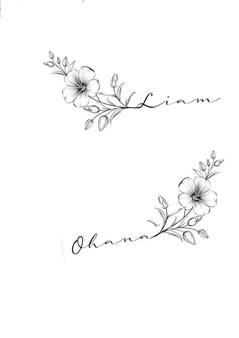 Simple Flower Tattoo With Words, Tiny Shoulder Tattoos For Women Unique, Still I Rise Tattoo With Flower, Mom Tattoos For Daughter Unique, Dark Floral Tattoo, Birth Tattoo, Self Assurance, Ohana Tattoo, Random Tattoos