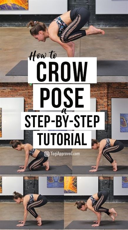 Crow Pose (Bakasana) is a fun, empowering, and accessible arm balance. Learn how to master Bakasana with this step-by-step yoga tutorial! Strengthening Yoga, Kid Yoga, Arm Balance, Yoga Ashtanga, Crow Pose, Yoga Poses Advanced, Yoga Tutorial, Yoga Beginners, Yoga Program