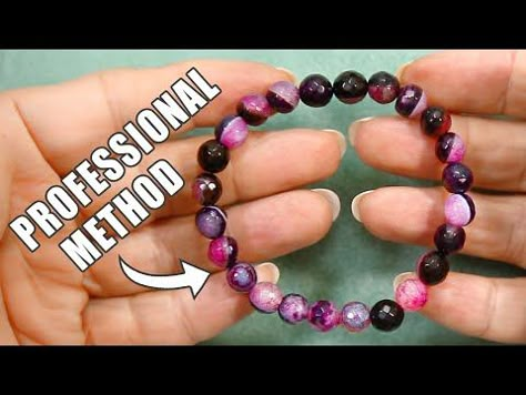 Best Handmade Jewelry Free Tutorials and Inspiration Elastic Bead Bracelet Diy, How To Make Stretchy Beaded Bracelets, Elastic Bracelets Diy, Stretchy Bracelets Diy, Elastic Beaded Bracelets, Bracelet Making Tutorial, Stretch Beaded Bracelets Diy, Senses Gift, Stretch Beaded Bracelets